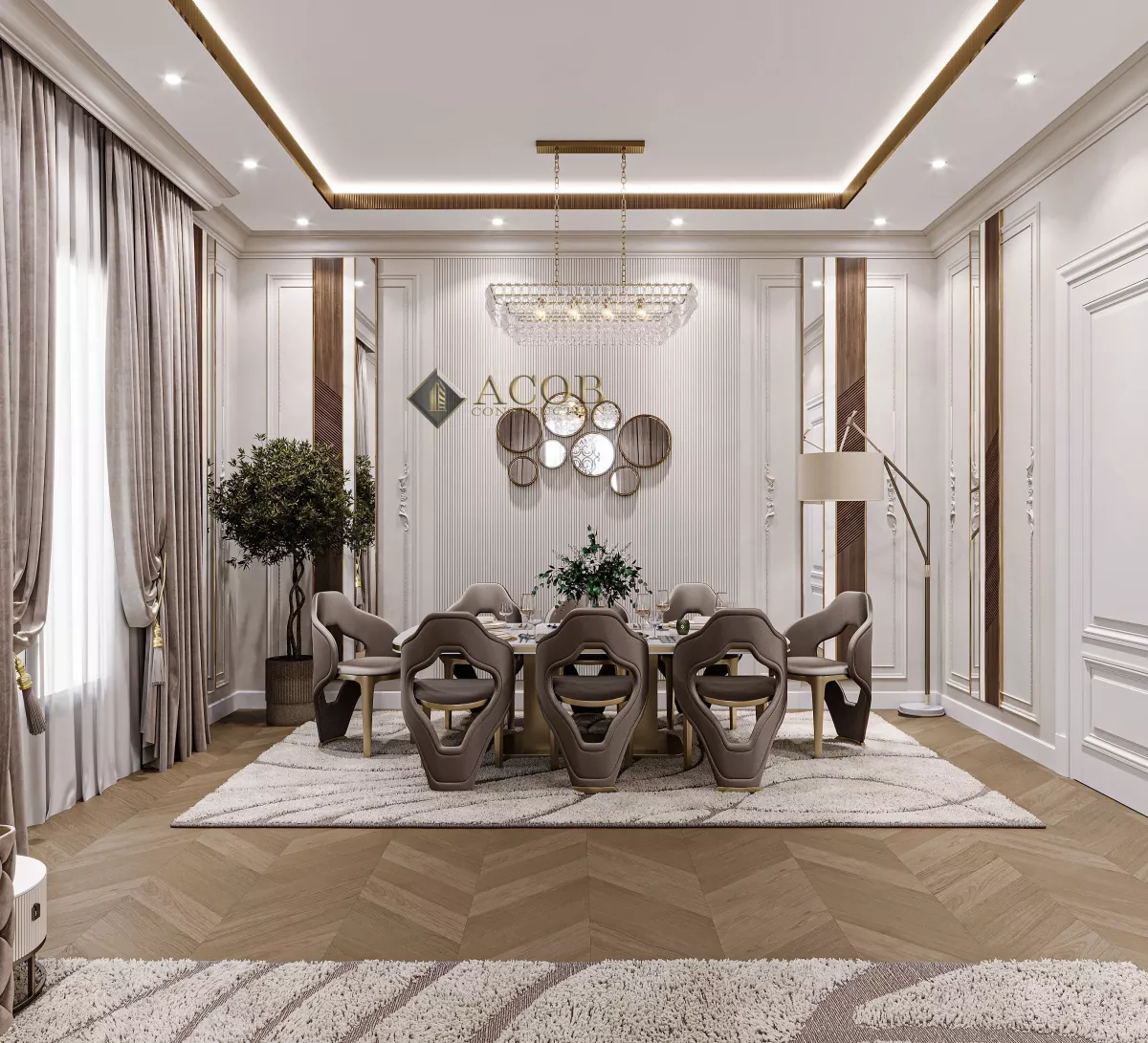 Interior design 190m²