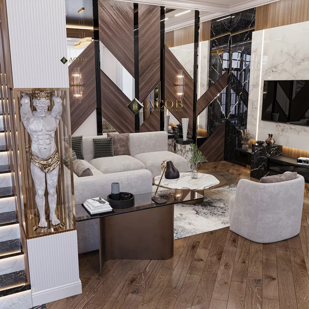 Milano layihəmizin interyer dizaynı