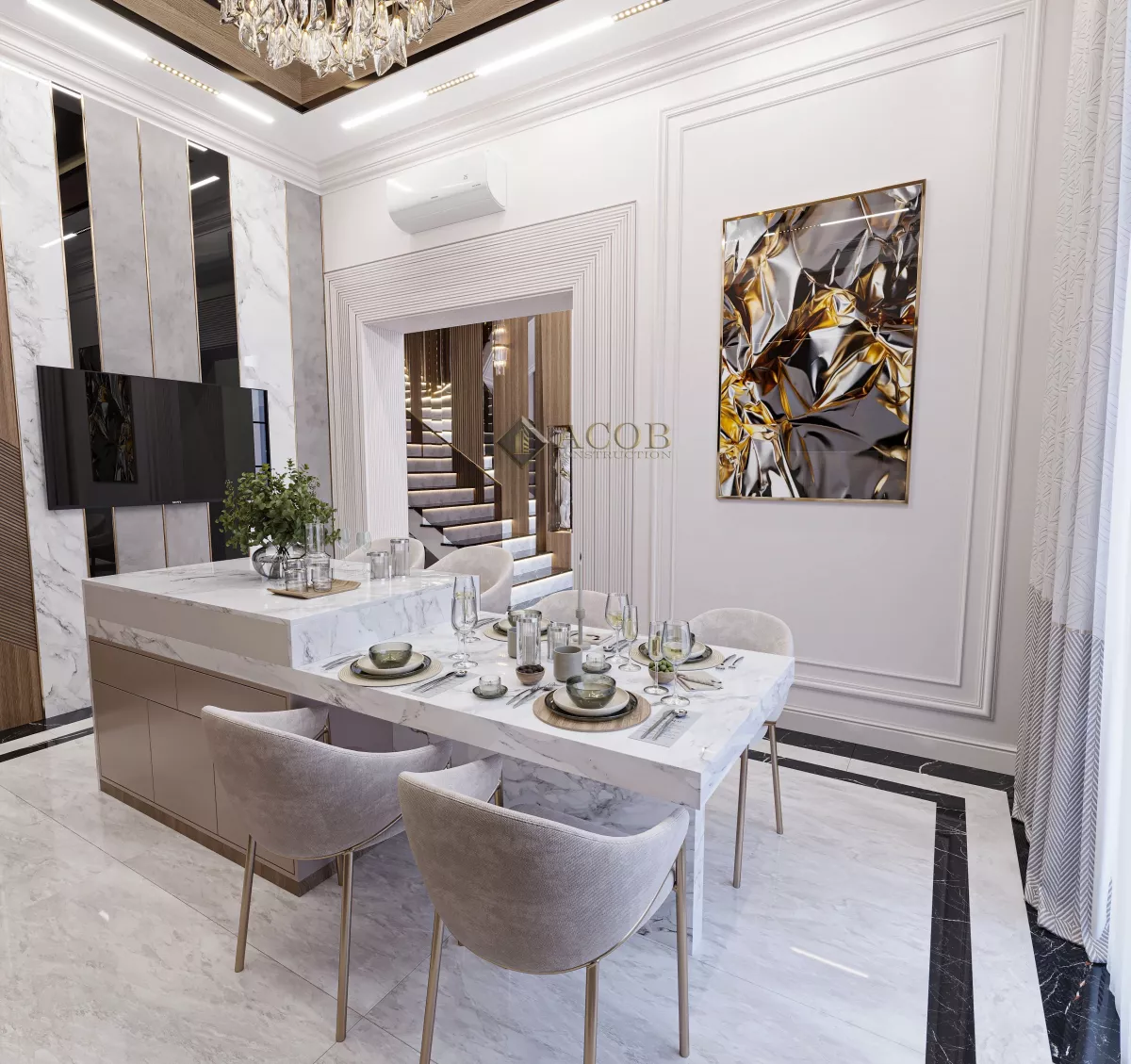 Milano layihəmizin interyer dizaynı