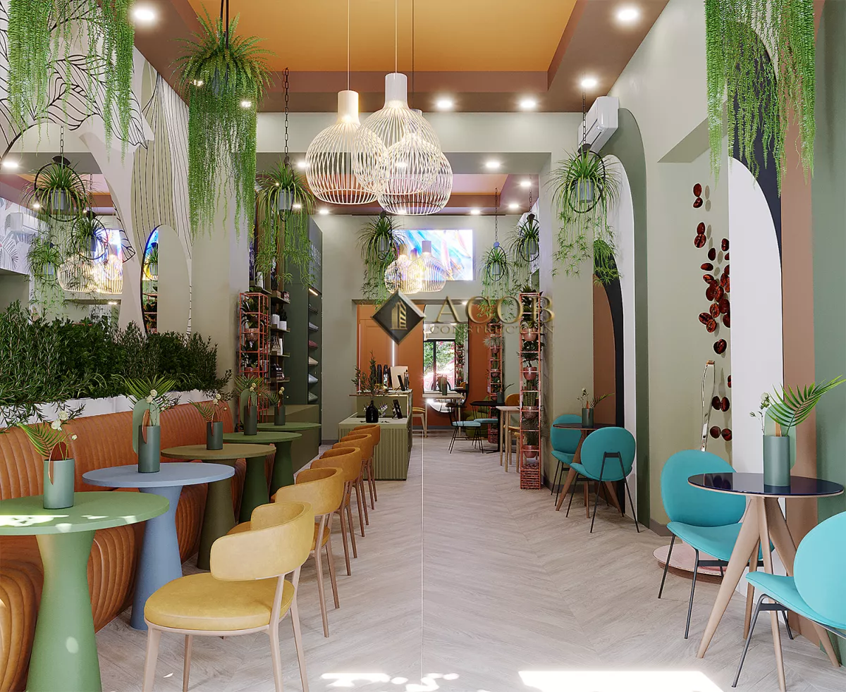 İçəri şəhər restoran dizaynı