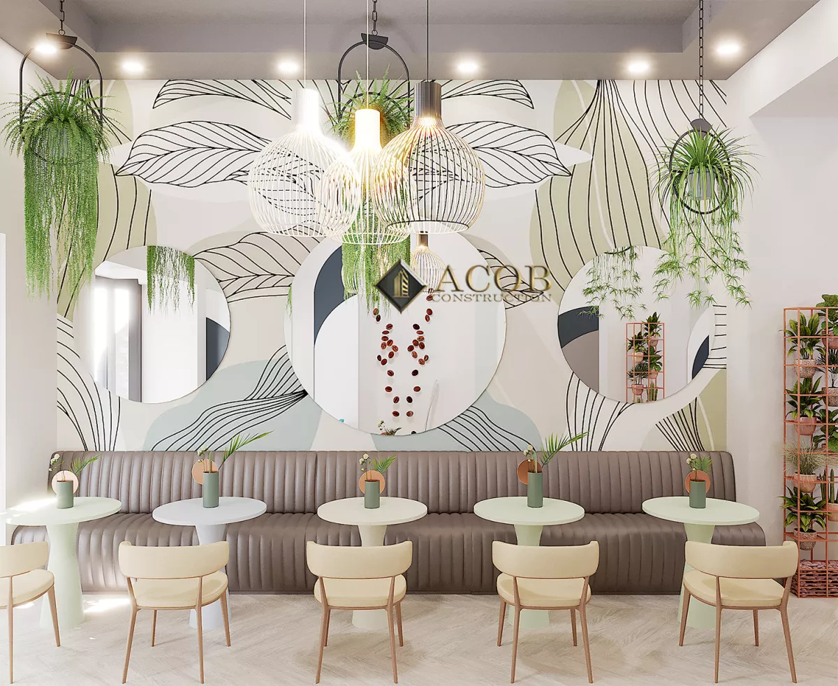 İçəri şəhər restoran dizaynı