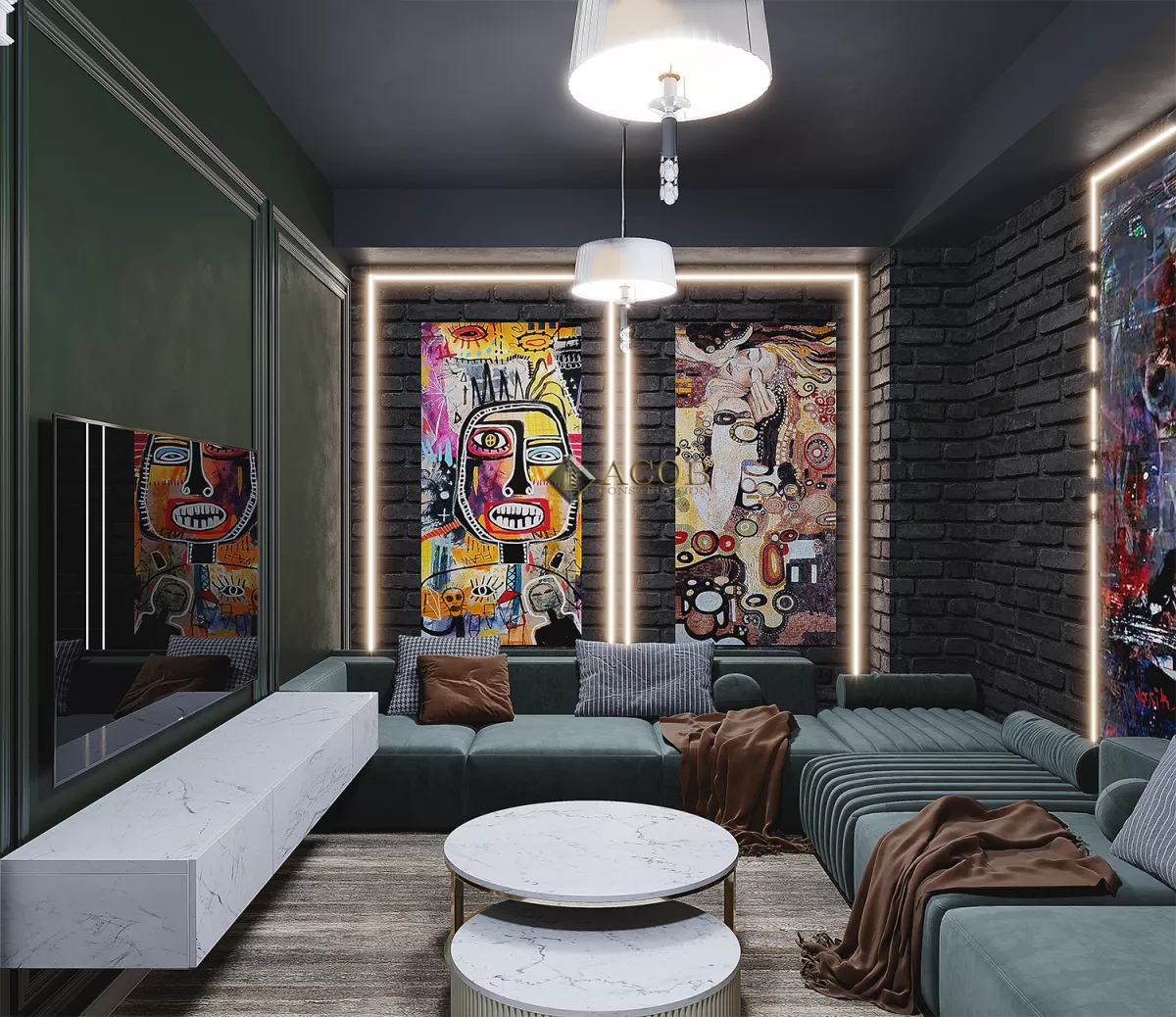 28 May ((699 m²) Restoranın interyer dizaynı
