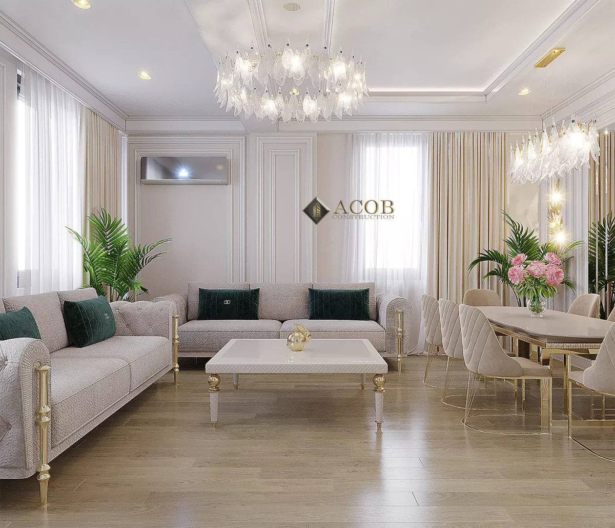 Interior design 90m²