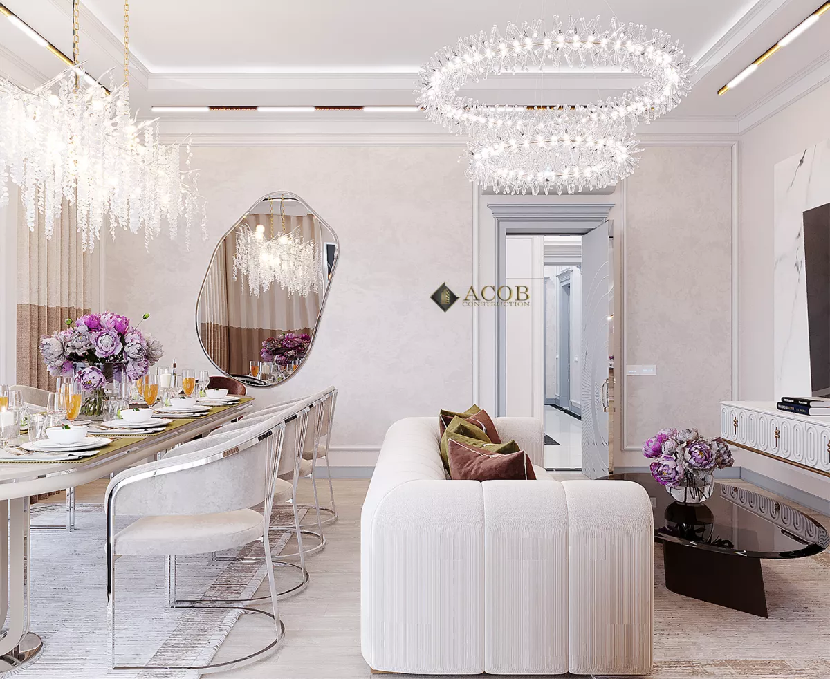 Şəki rayonu  (425 m²) həyət evinin interyer dizaynı