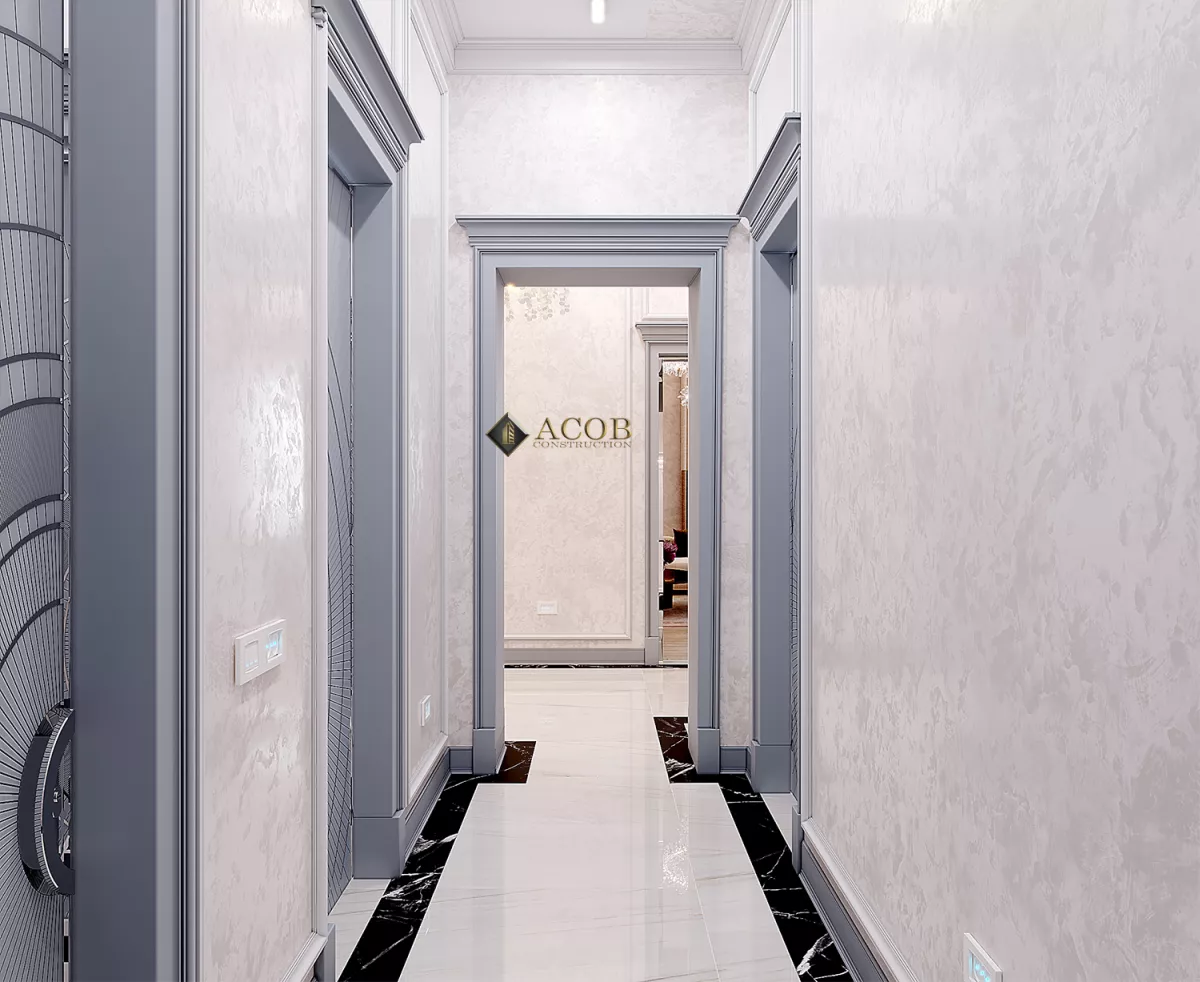 Şəki rayonu  (425 m²) həyət evinin interyer dizaynı