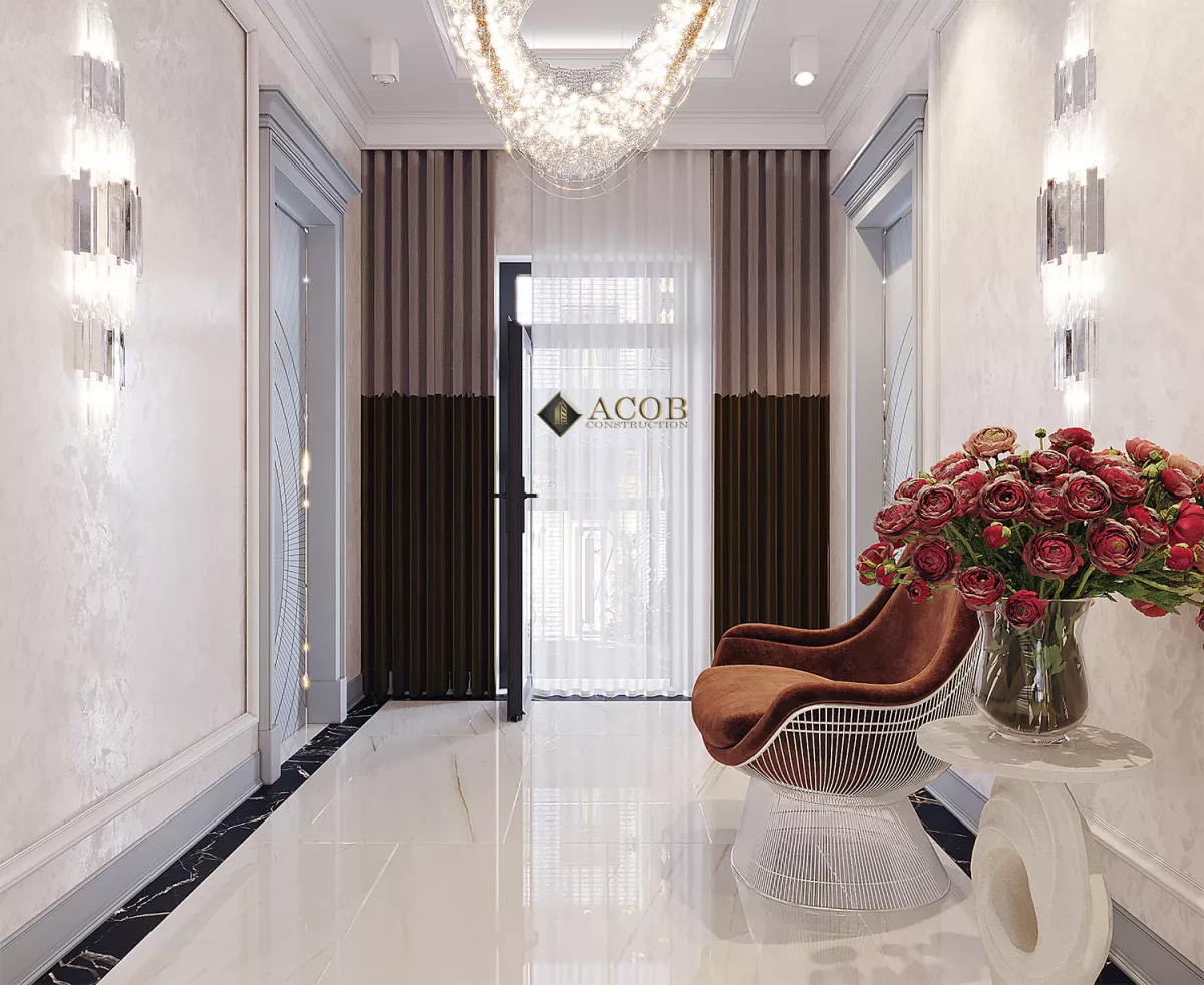 Şəki rayonu  (425 m²) həyət evinin interyer dizaynı