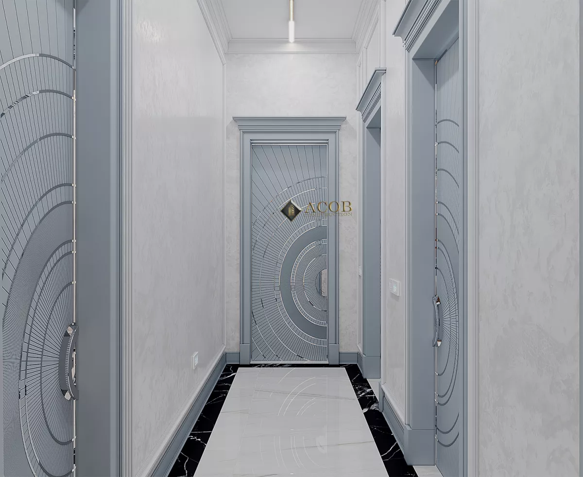 Şəki rayonu  (425 m²) həyət evinin interyer dizaynı