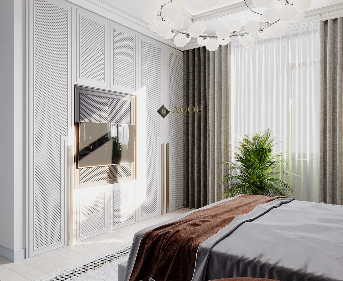Şəki rayonu  (425 m²) həyət evinin interyer dizaynı