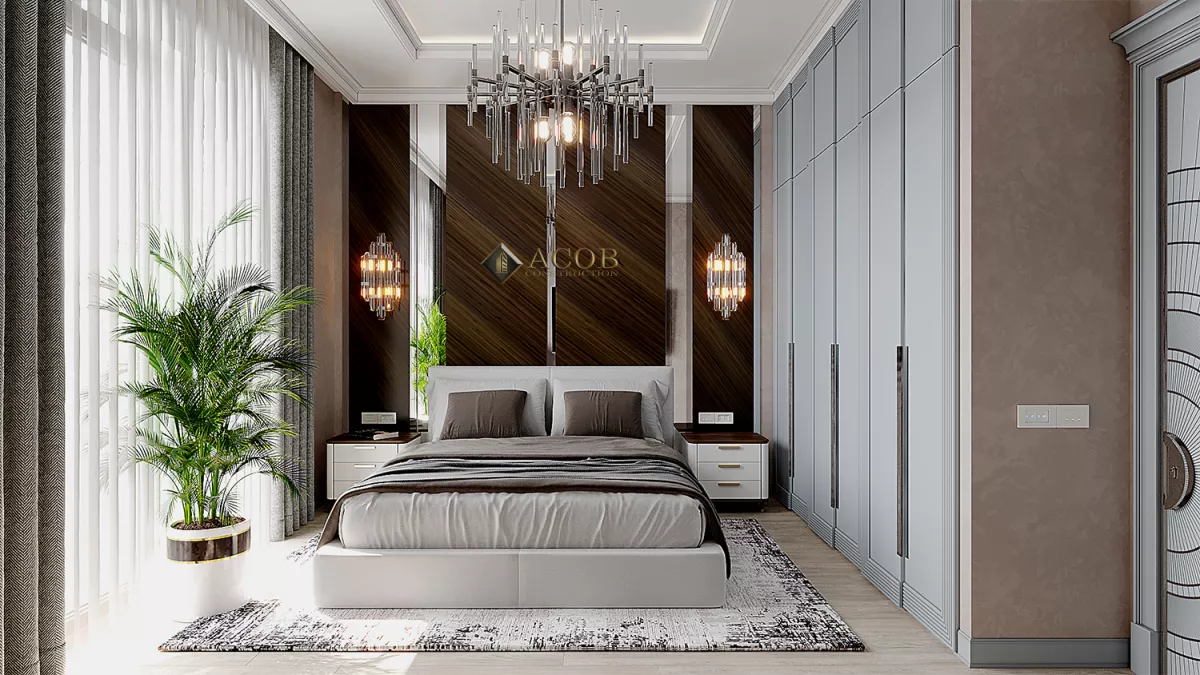 Şəki rayonu  (425 m²) həyət evinin interyer dizaynı