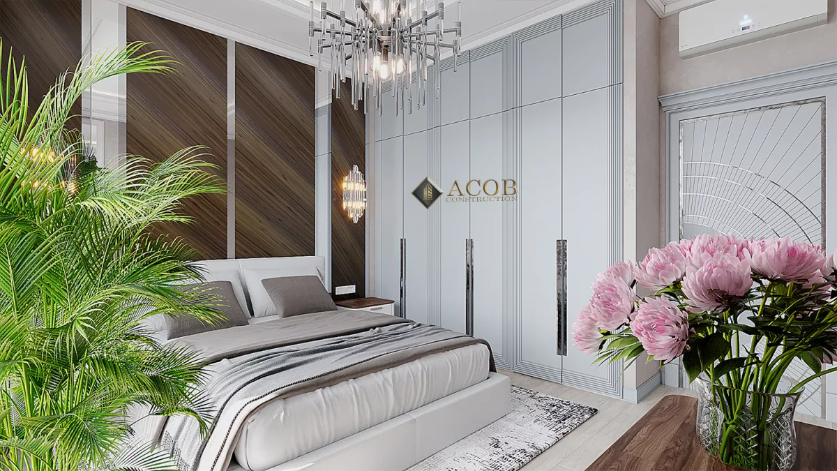 Şəki rayonu  (425 m²) həyət evinin interyer dizaynı