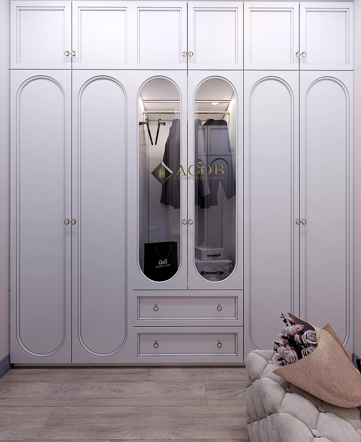 Şəki rayonu  (425 m²) həyət evinin interyer dizaynı