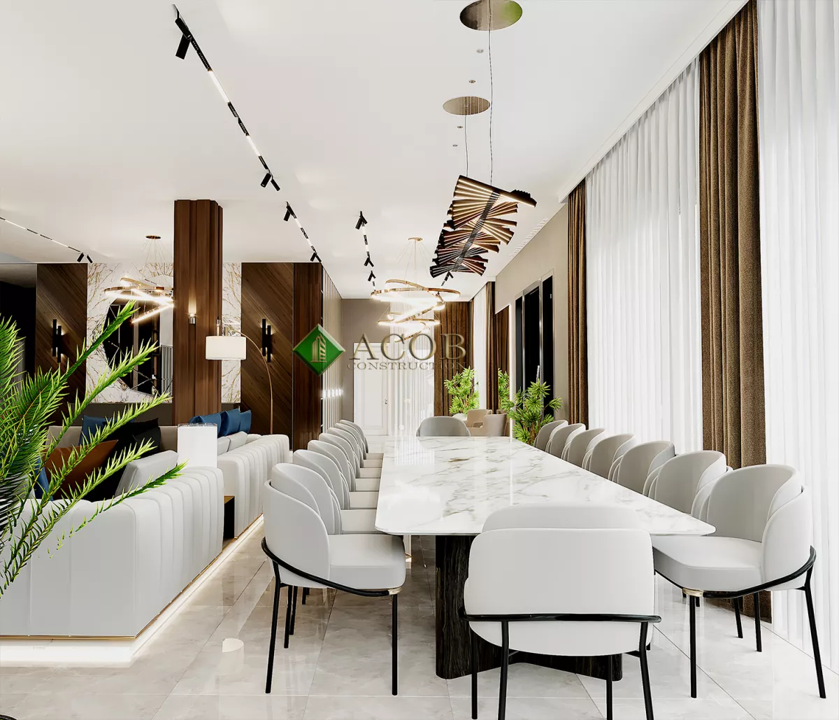 Interior design 600m²