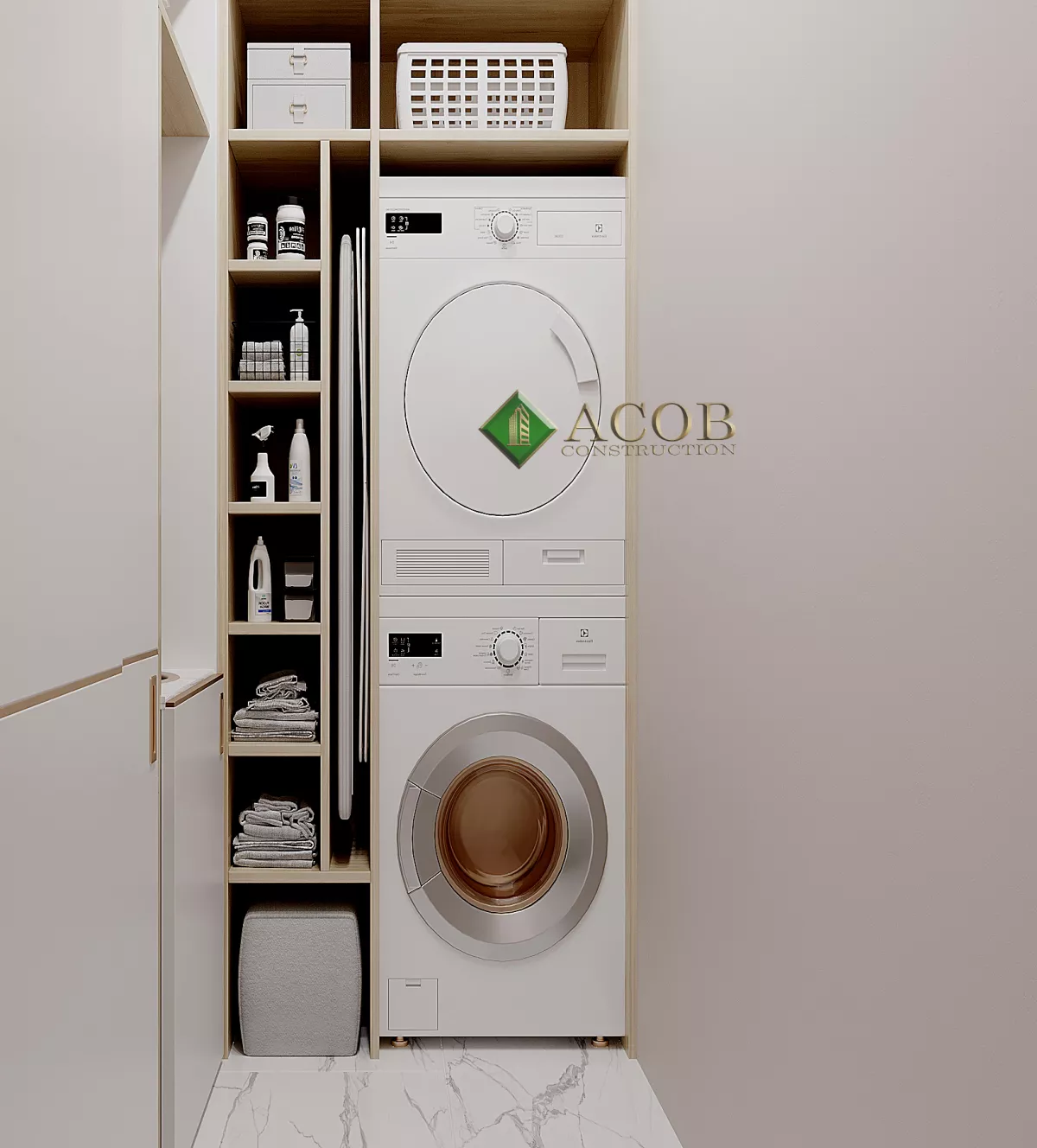 İçərişəhər 110 m² mənzilin modern interyer dizaynı
