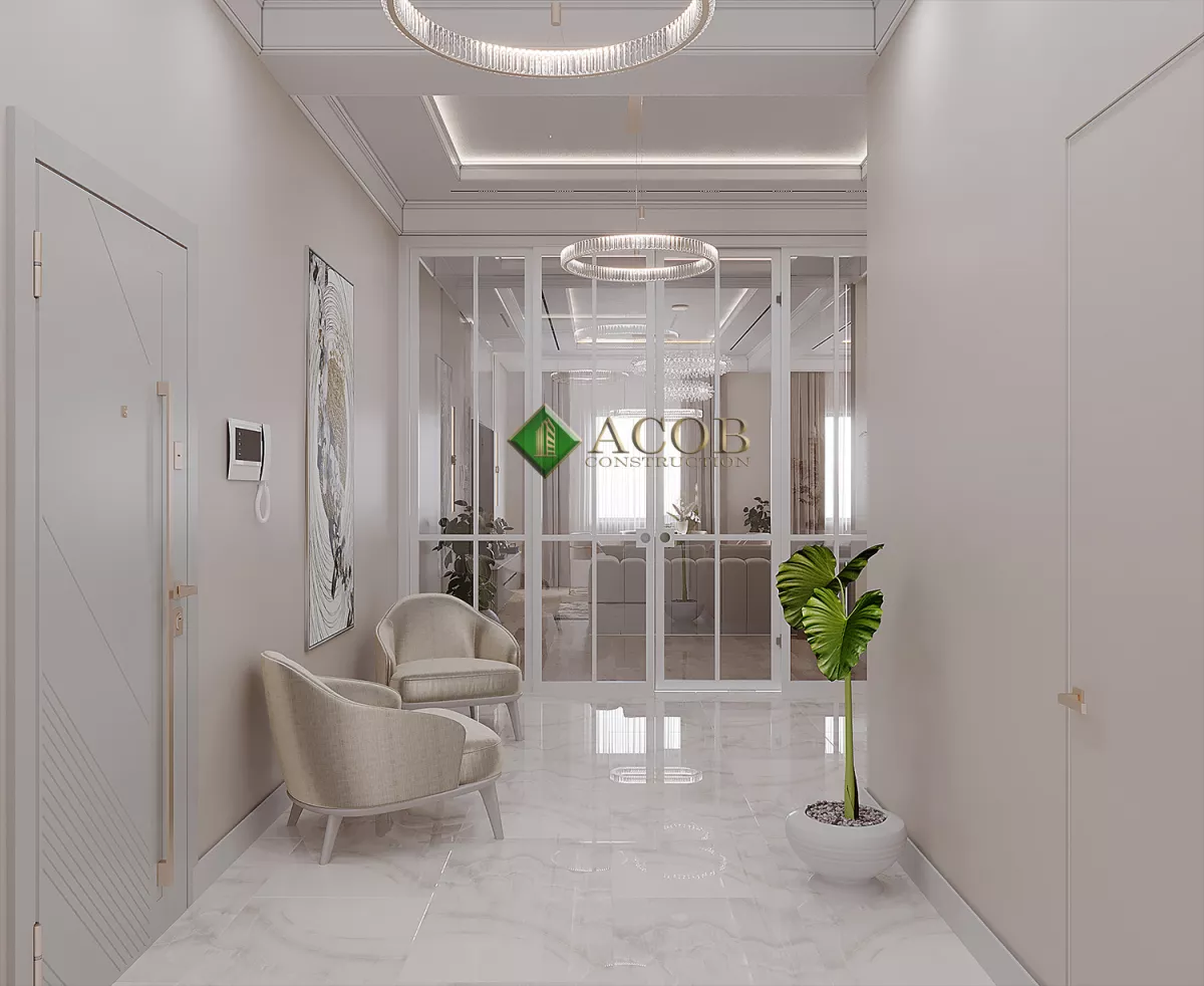 İçərişəhər 110 m² mənzilin modern interyer dizaynı