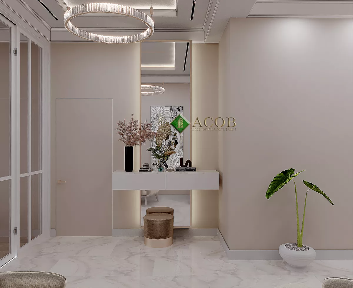 İçərişəhər 110 m² mənzilin modern interyer dizaynı