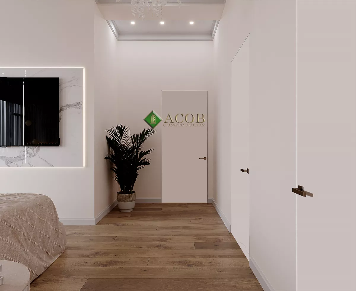 İçərişəhər 110 m² mənzilin modern interyer dizaynı