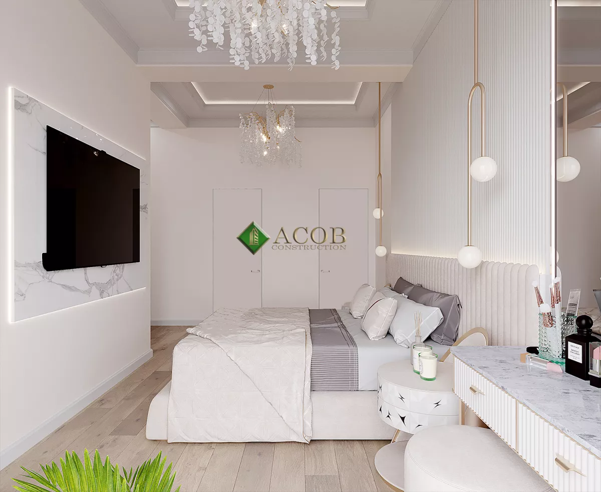 İçərişəhər 110 m² mənzilin modern interyer dizaynı