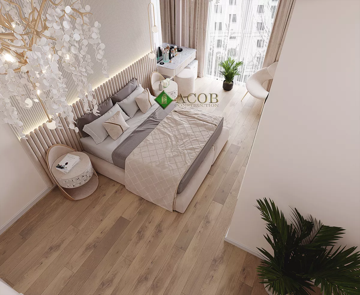 İçərişəhər 110 m² mənzilin modern interyer dizaynı