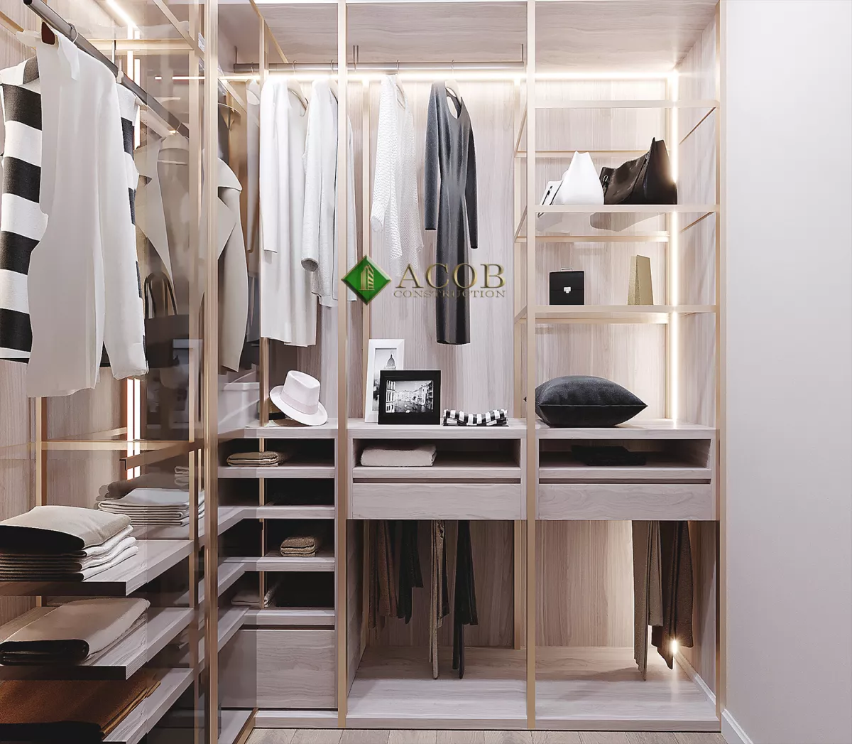 İçərişəhər 110 m² mənzilin modern interyer dizaynı
