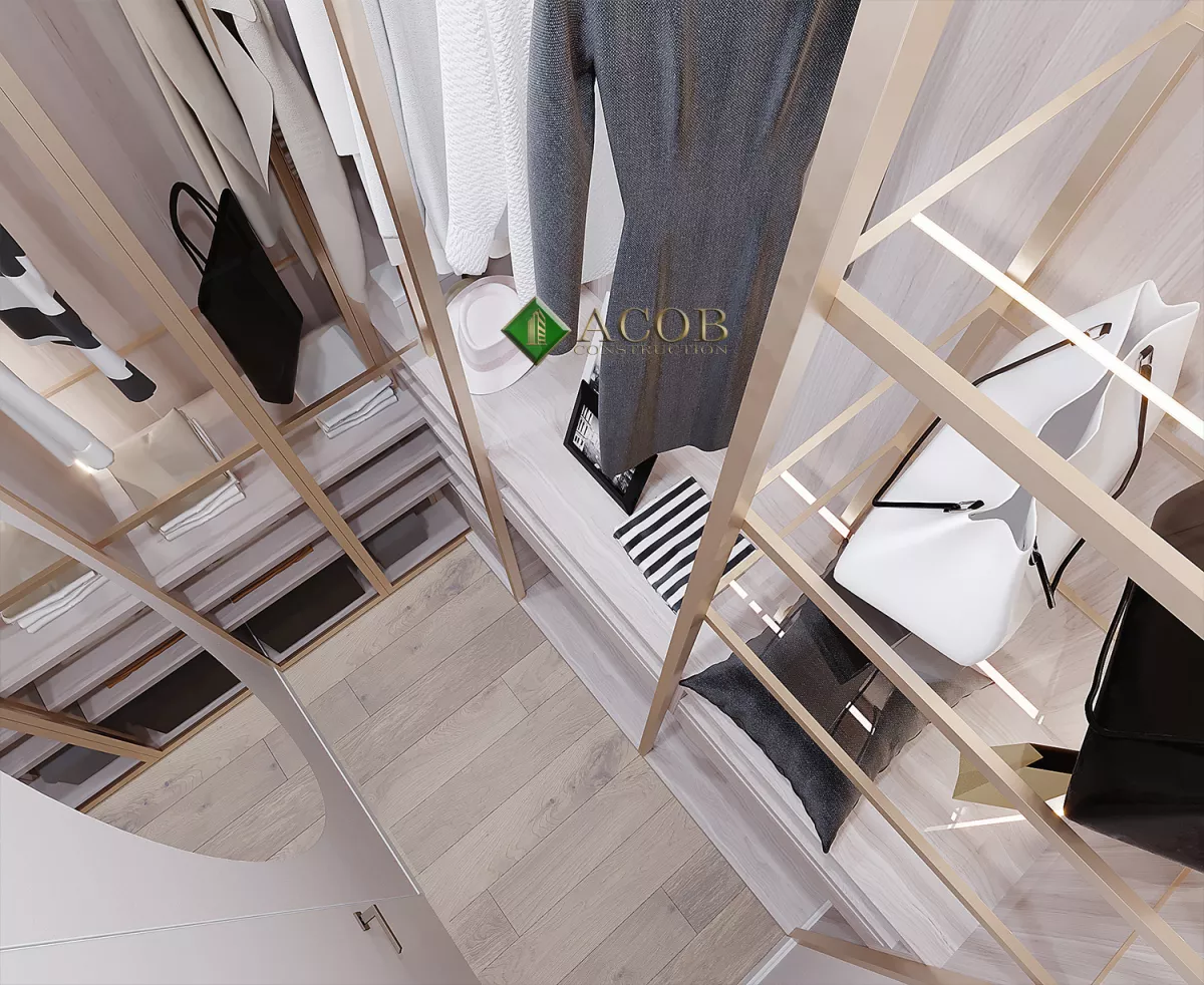 İçərişəhər 110 m² mənzilin modern interyer dizaynı