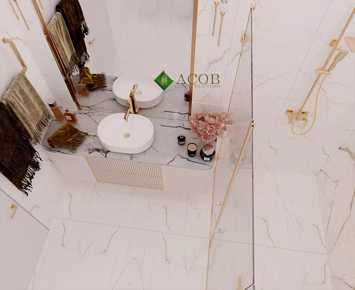 İçərişəhər 110 m² mənzilin modern interyer dizaynı