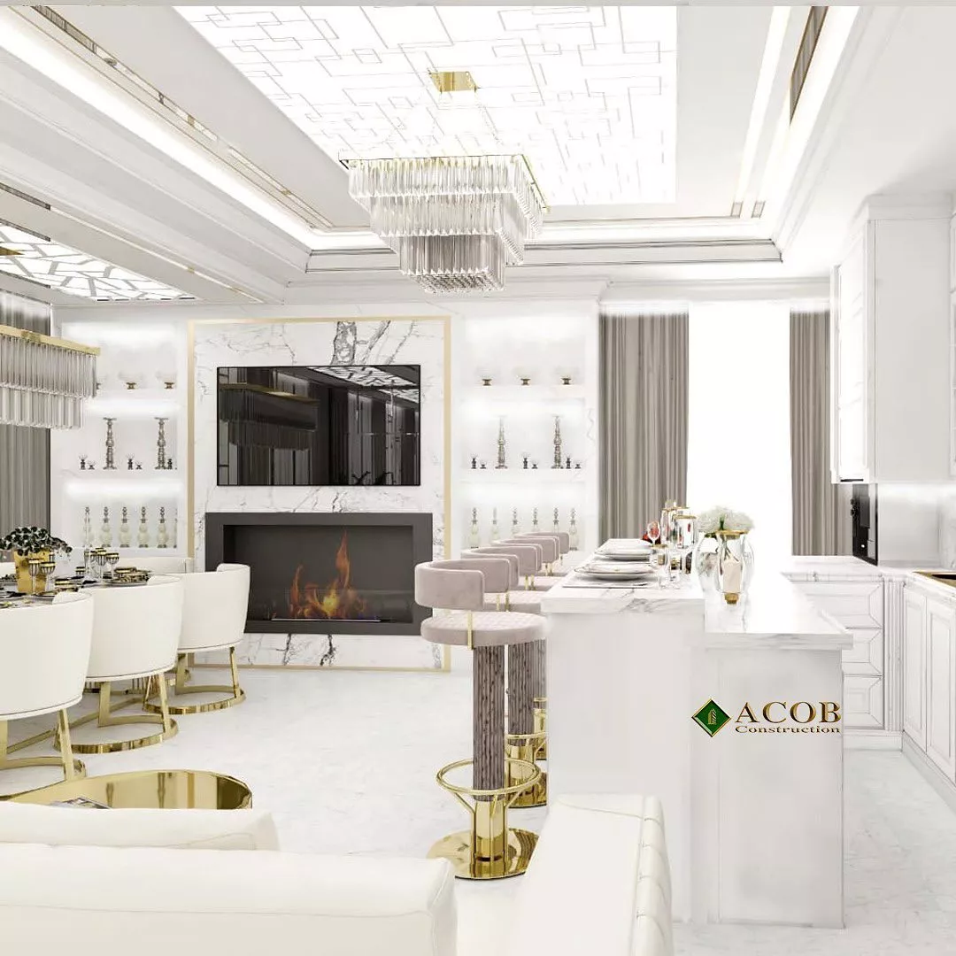 Armoni Residence (101m²) mənzilin interyer dizaynı