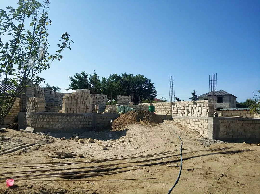 Maştağa tikinti prosesi