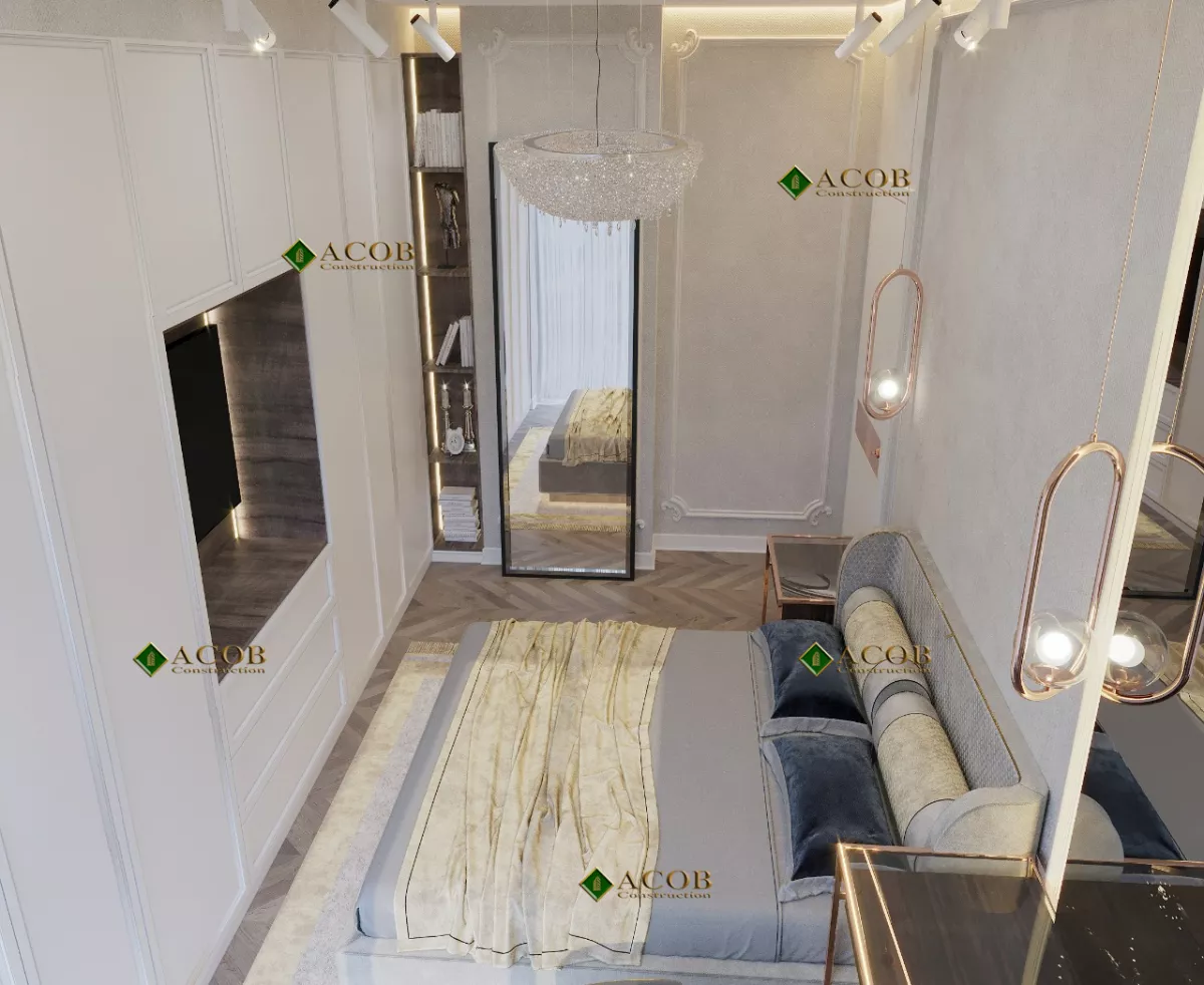 Xırdalan (120 m²) mənzilin interyer dizaynı
