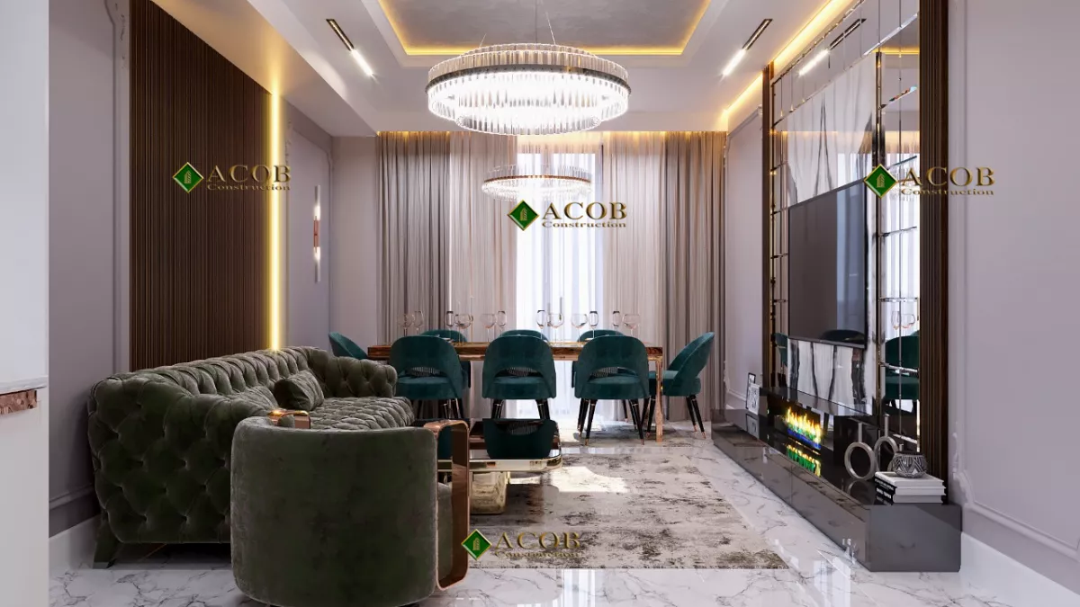 Xırdalan (120 m²) mənzilin interyer dizaynı