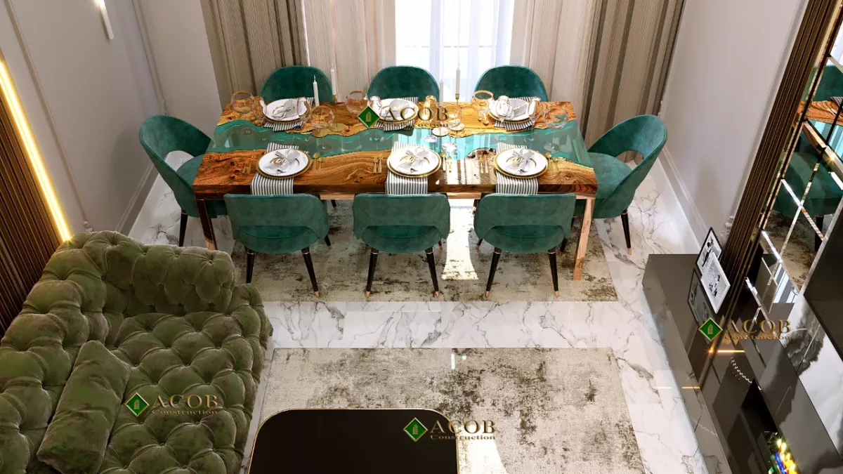 Xırdalan (120 m²) mənzilin interyer dizaynı