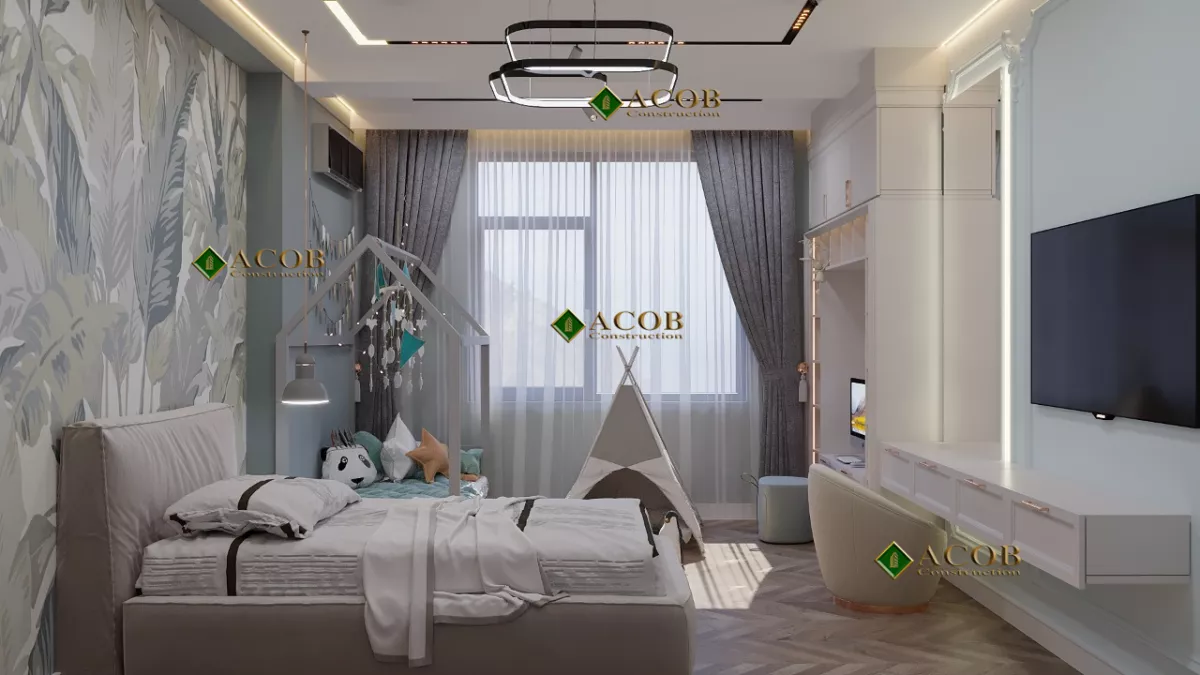 Xırdalan (120 m²) mənzilin interyer dizaynı