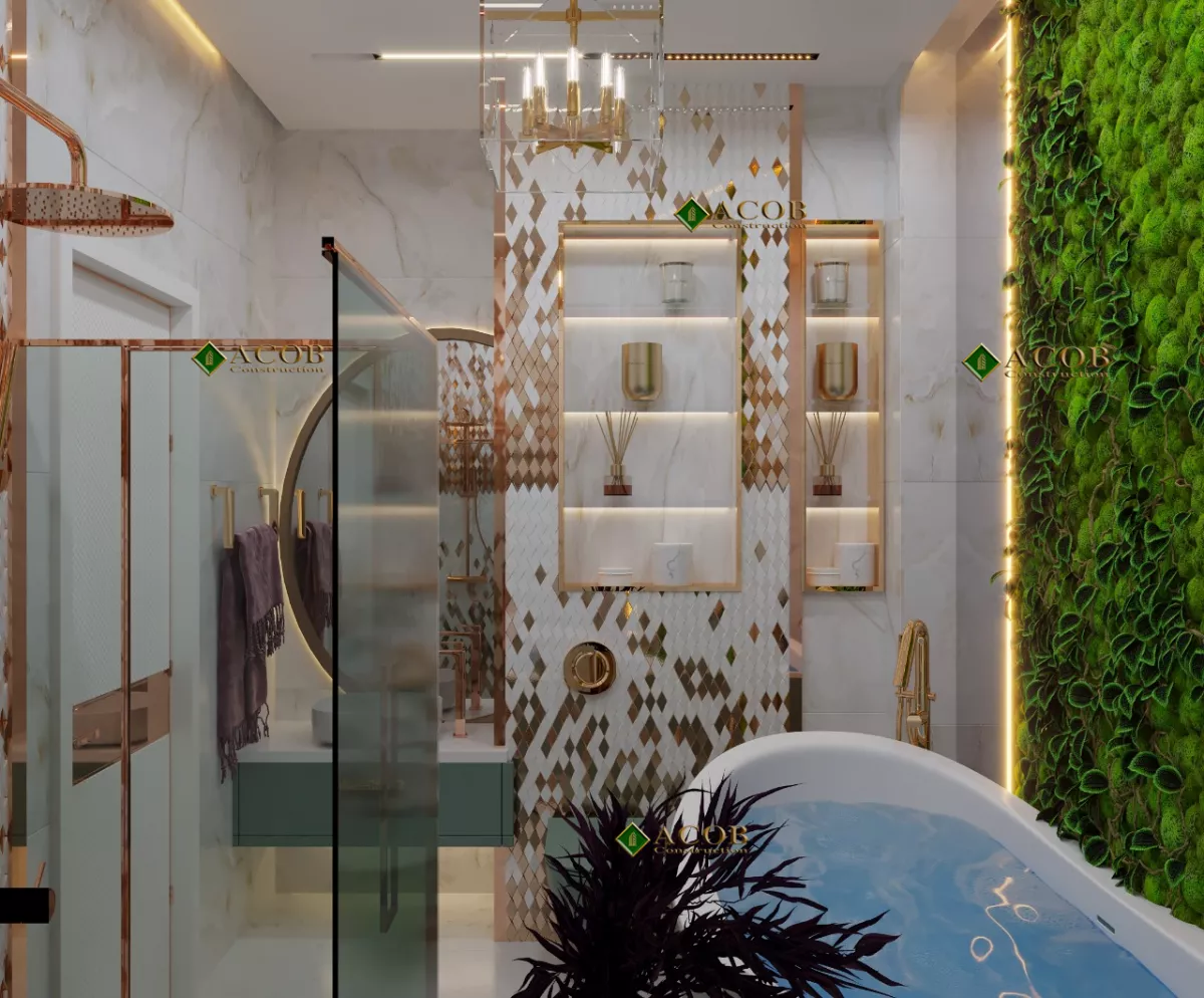 Xırdalan (120 m²) mənzilin interyer dizaynı