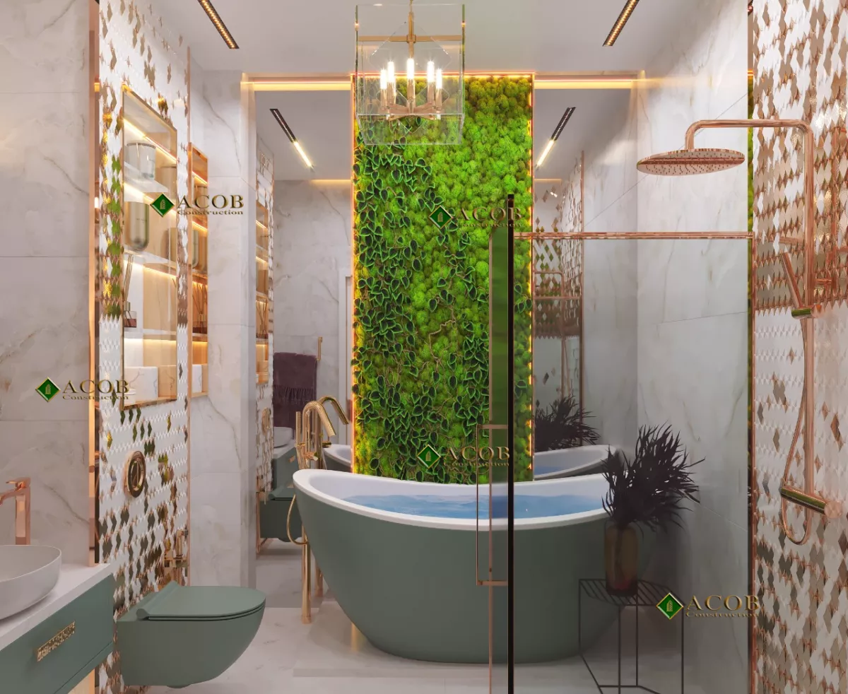 Xırdalan (120 m²) mənzilin interyer dizaynı