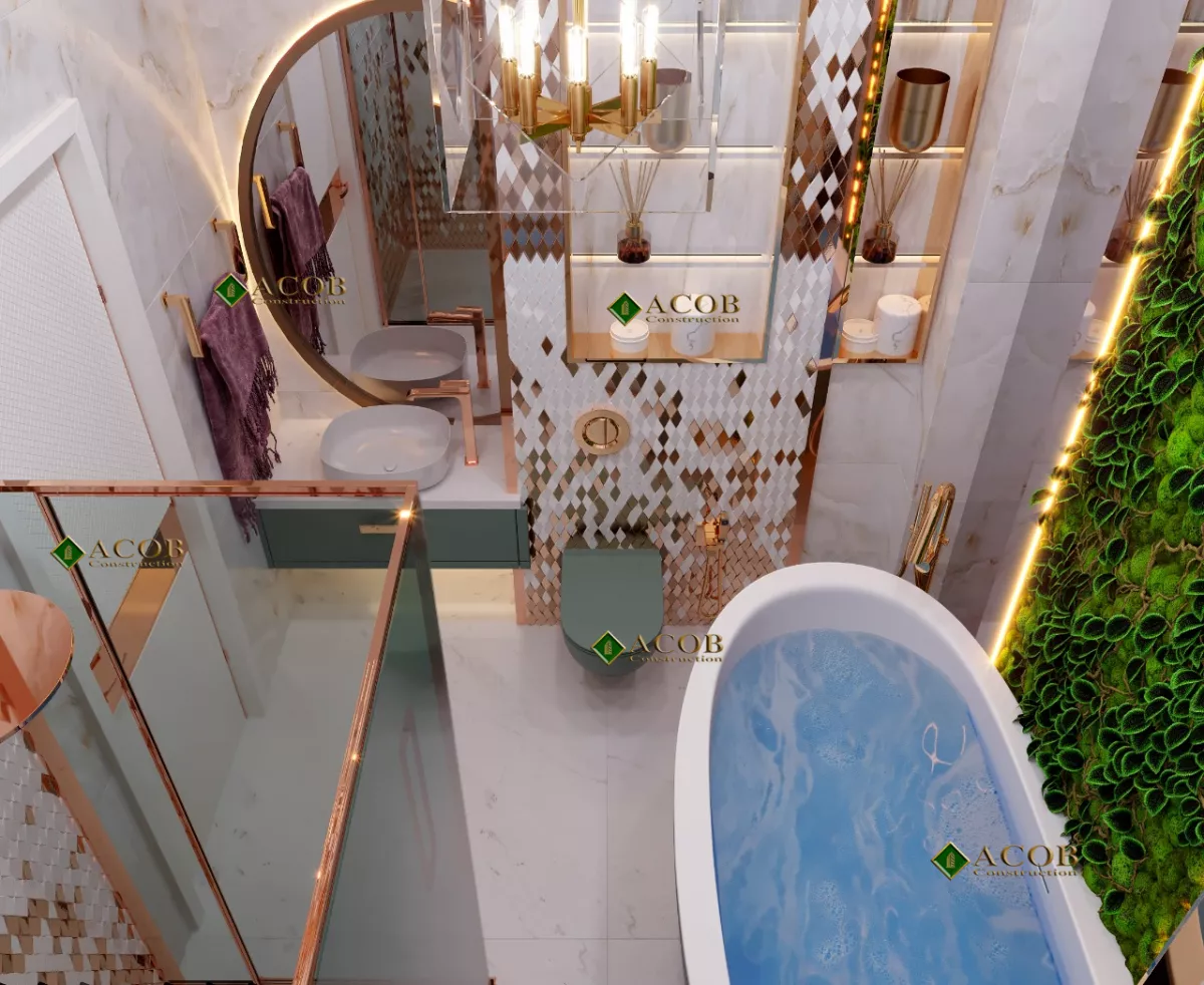 Xırdalan (120 m²) mənzilin interyer dizaynı