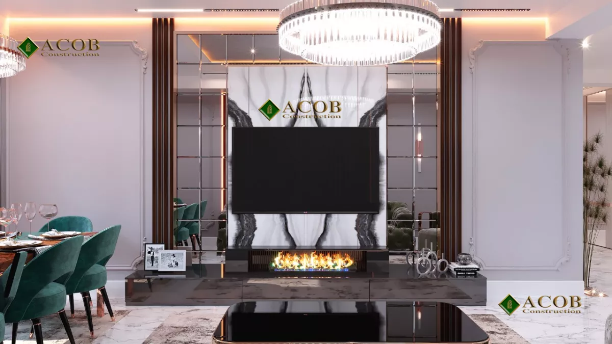 Xırdalan (120 m²) mənzilin interyer dizaynı