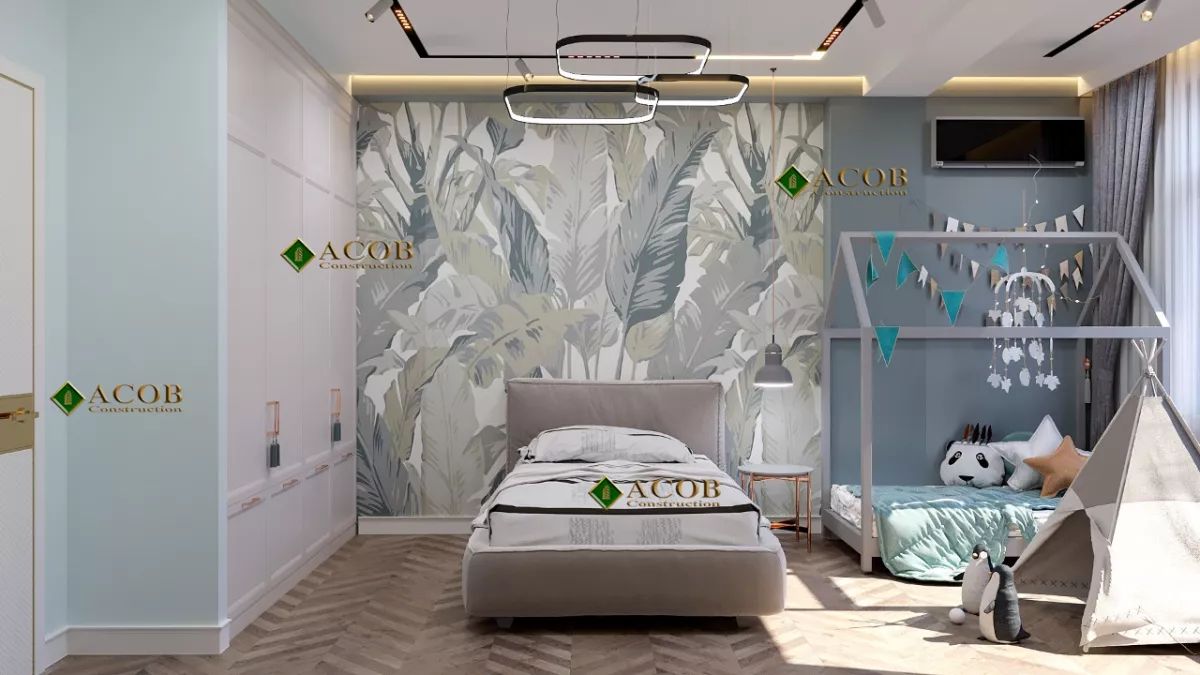 Xırdalan (120 m²) mənzilin interyer dizaynı
