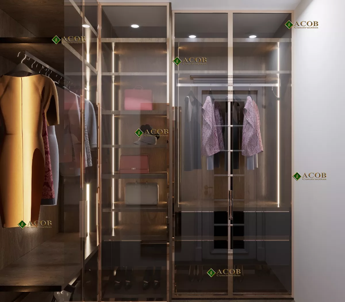 28 May (140 m²) mənzilin interyer dizaynı