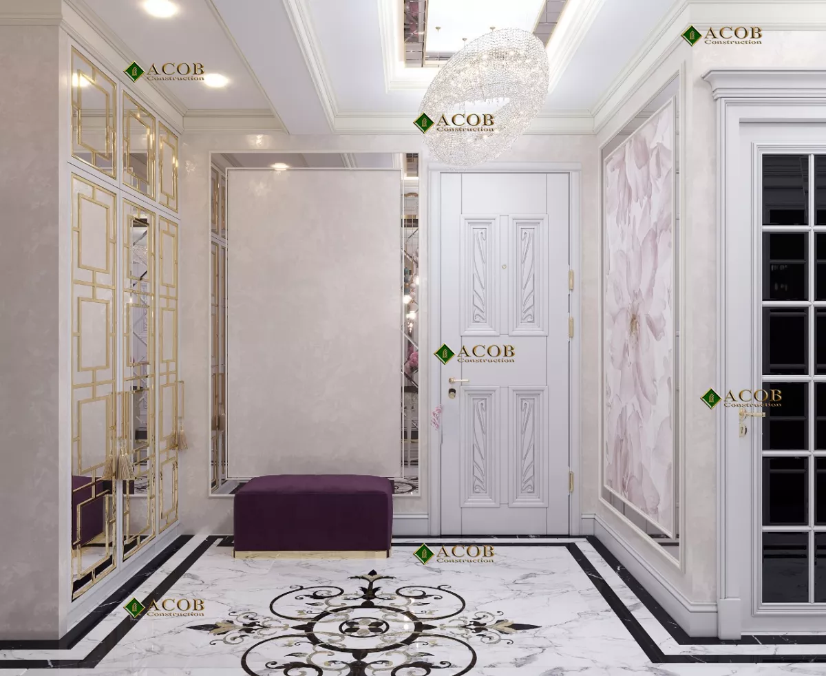 28 May (140 m²) mənzilin interyer dizaynı