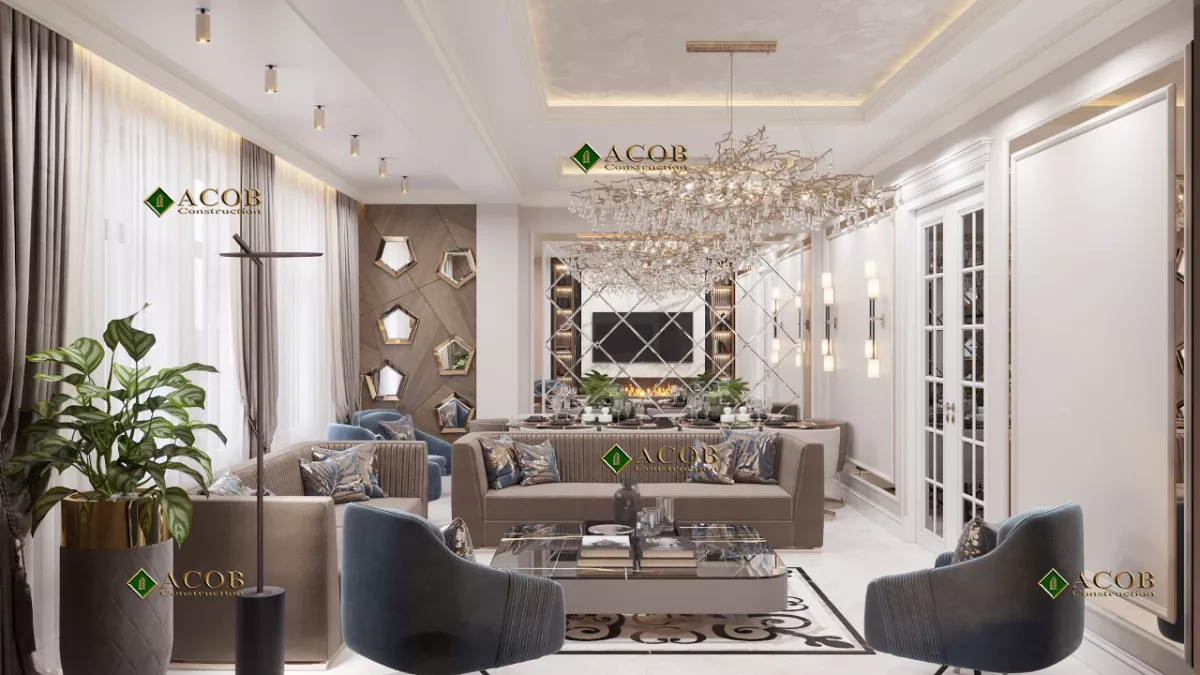 28 May (140 m²) mənzilin interyer dizaynı