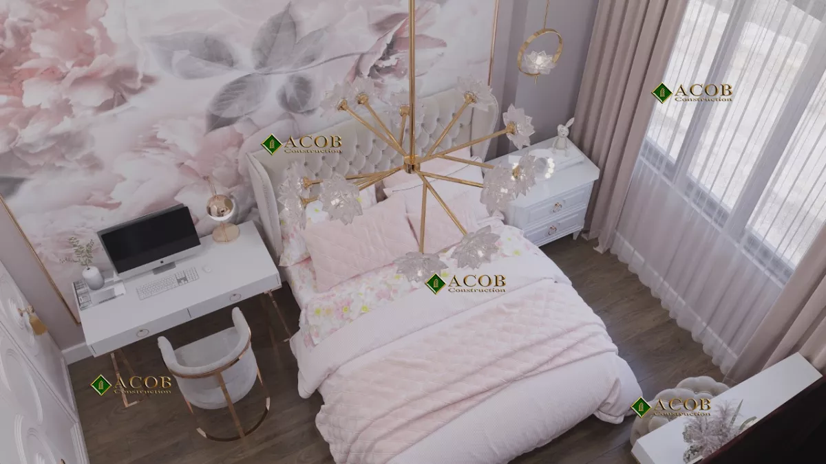28 May (140 m²) mənzilin interyer dizaynı