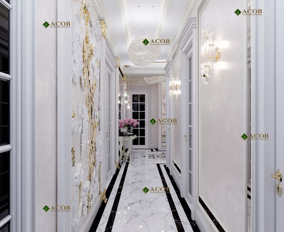 28 May (140 m²) mənzilin interyer dizaynı