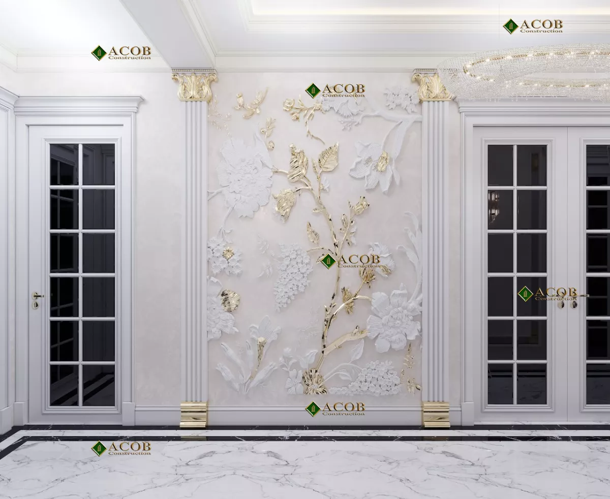 28 May (140 m²) mənzilin interyer dizaynı