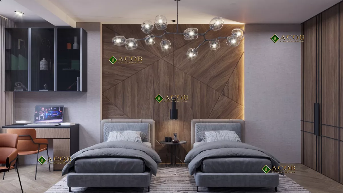 28 May (140 m²) mənzilin interyer dizaynı