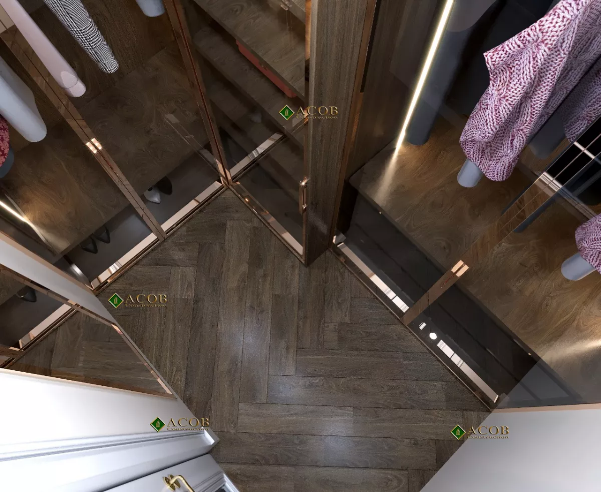 28 May (140 m²) mənzilin interyer dizaynı