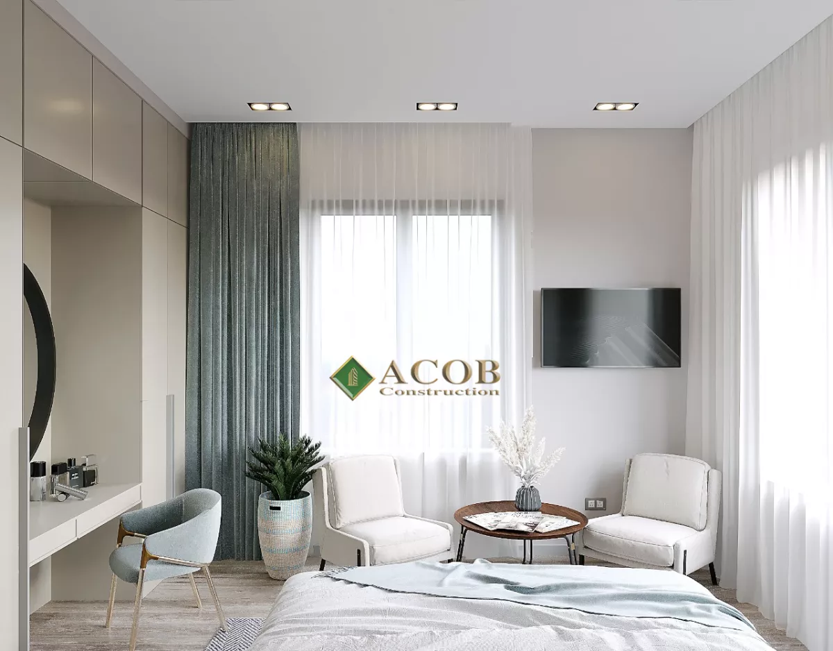 Şüvəlan (180 m²) bağ evinin interyer dizaynı