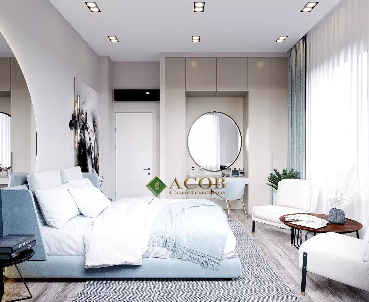 Şüvəlan (180 m²) bağ evinin interyer dizaynı