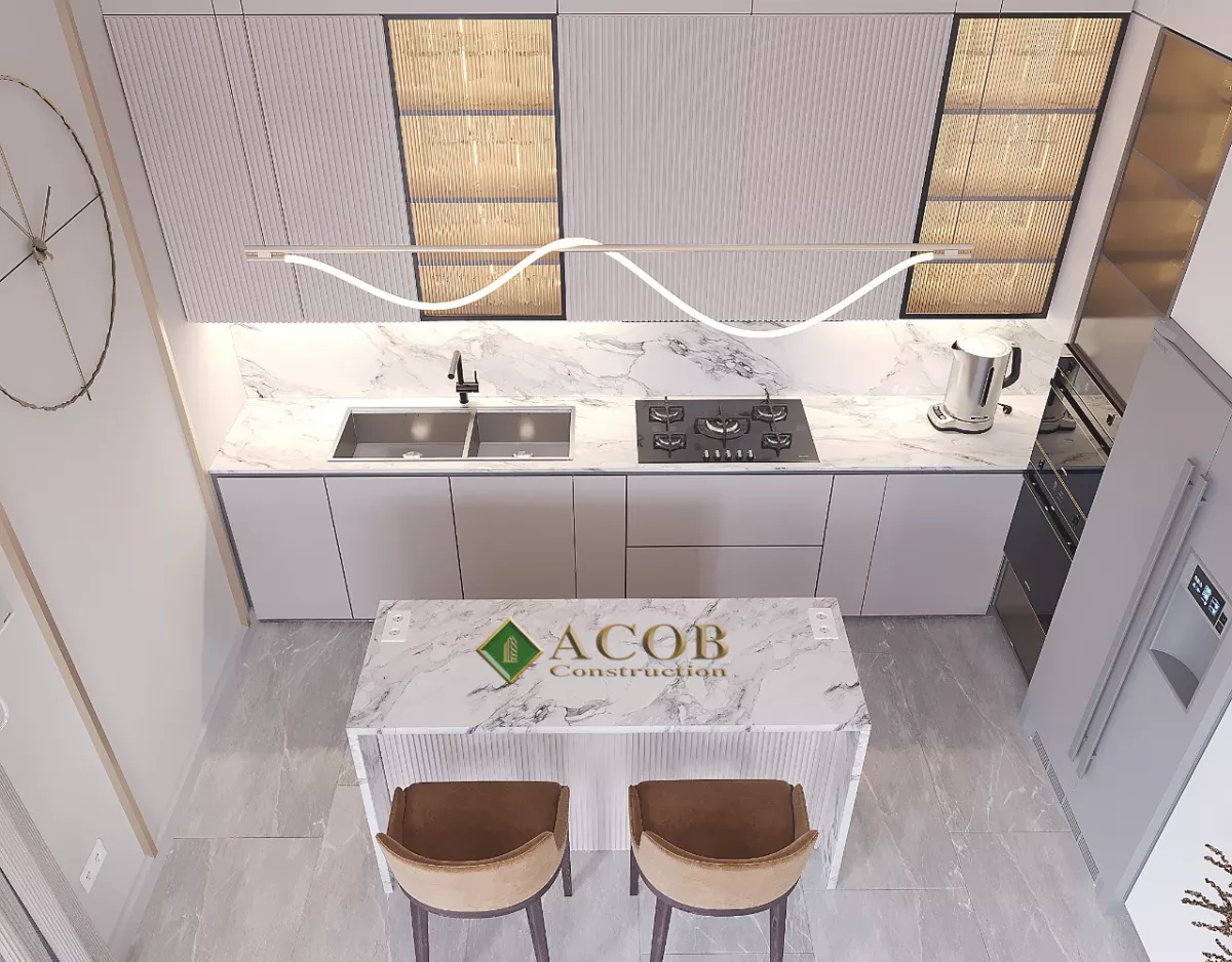 Şüvəlan (180 m²) bağ evinin interyer dizaynı