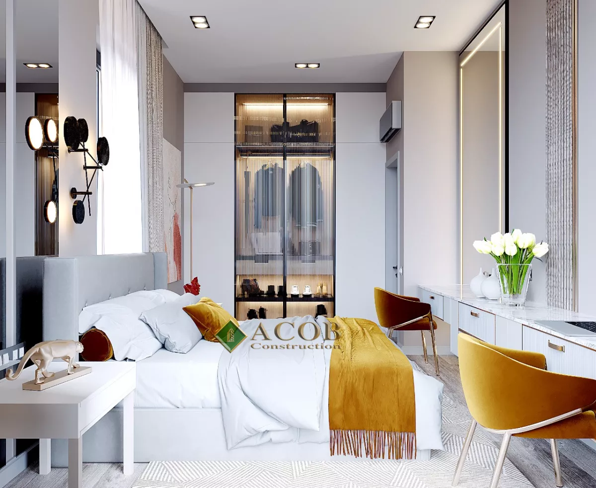 Şüvəlan (180 m²) bağ evinin interyer dizaynı