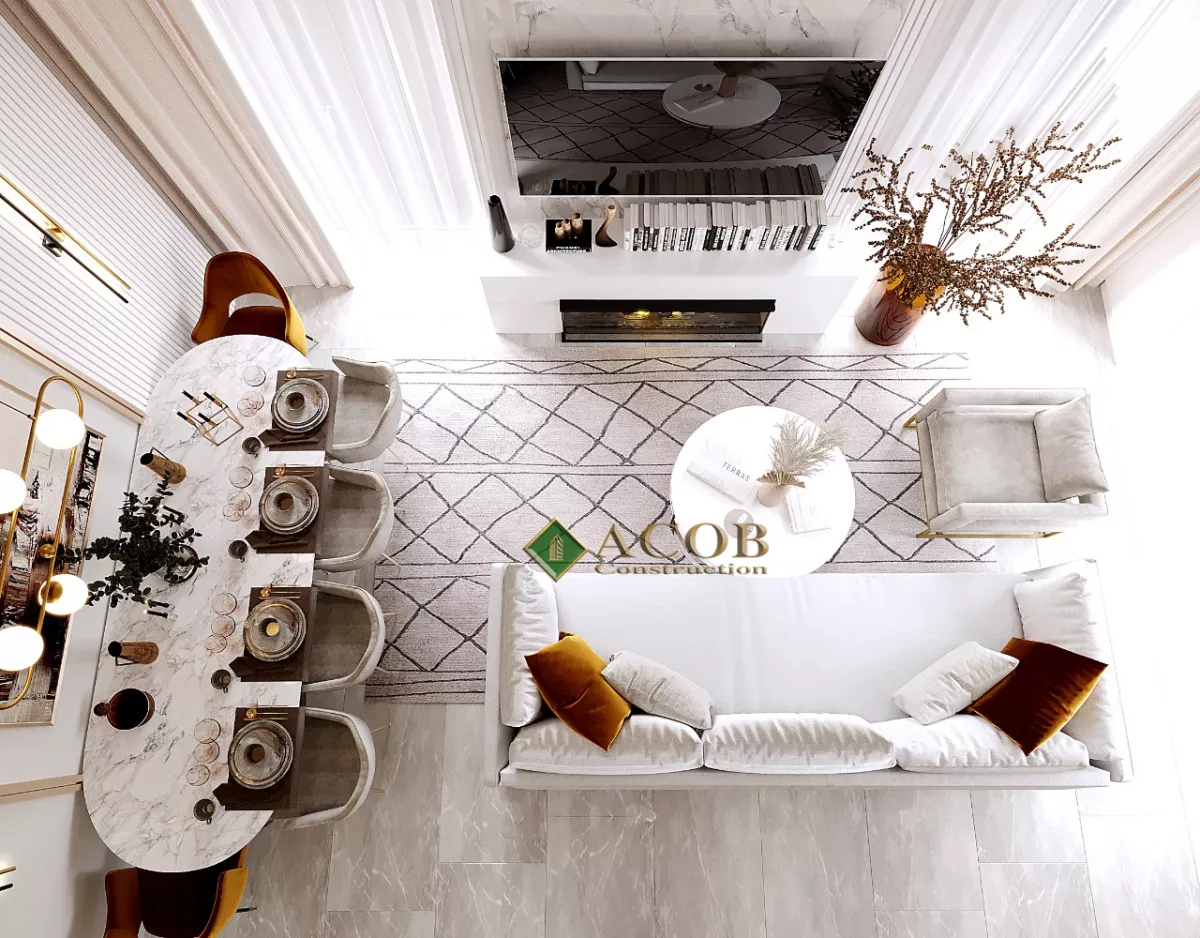 Şüvəlan (180 m²) bağ evinin interyer dizaynı