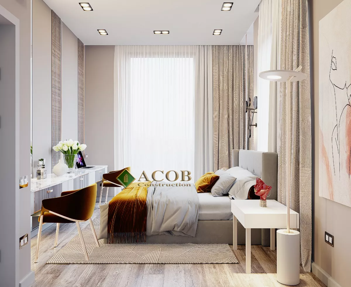 Şüvəlan (180 m²) bağ evinin interyer dizaynı